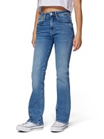 Mavi Damen Jeans Maria High-Rise Flare, Blau Mid Blue Denim, W27 L34