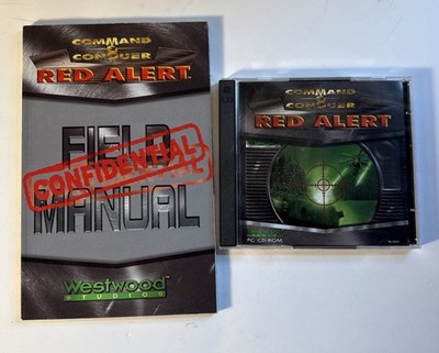 Command & Conquer Red Alert Big Box 1996 with Both Discs and Strategy Guide ONLY