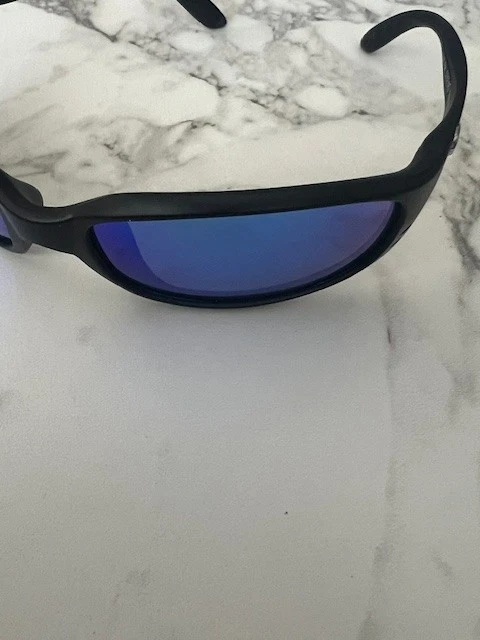 Gafas de sol polarizadas Costa Del Mar Salmuera mate negro/azul espejo 580P - Envío gratuito Foto 4 de 4