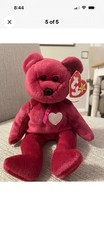 Ty Valentina the Red Bear Beanie Baby 1998