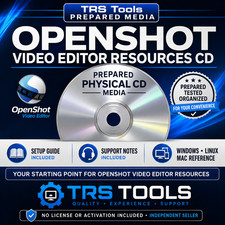 OpenShot Video Editor Prepared CD Media Windows Guide TRS Tools