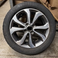 1 X OEM HYUNDAI I10 15" INCH ALLOY WHEEL 4x98 ET53 6J 52910-b9300 TYRE 185/55/15