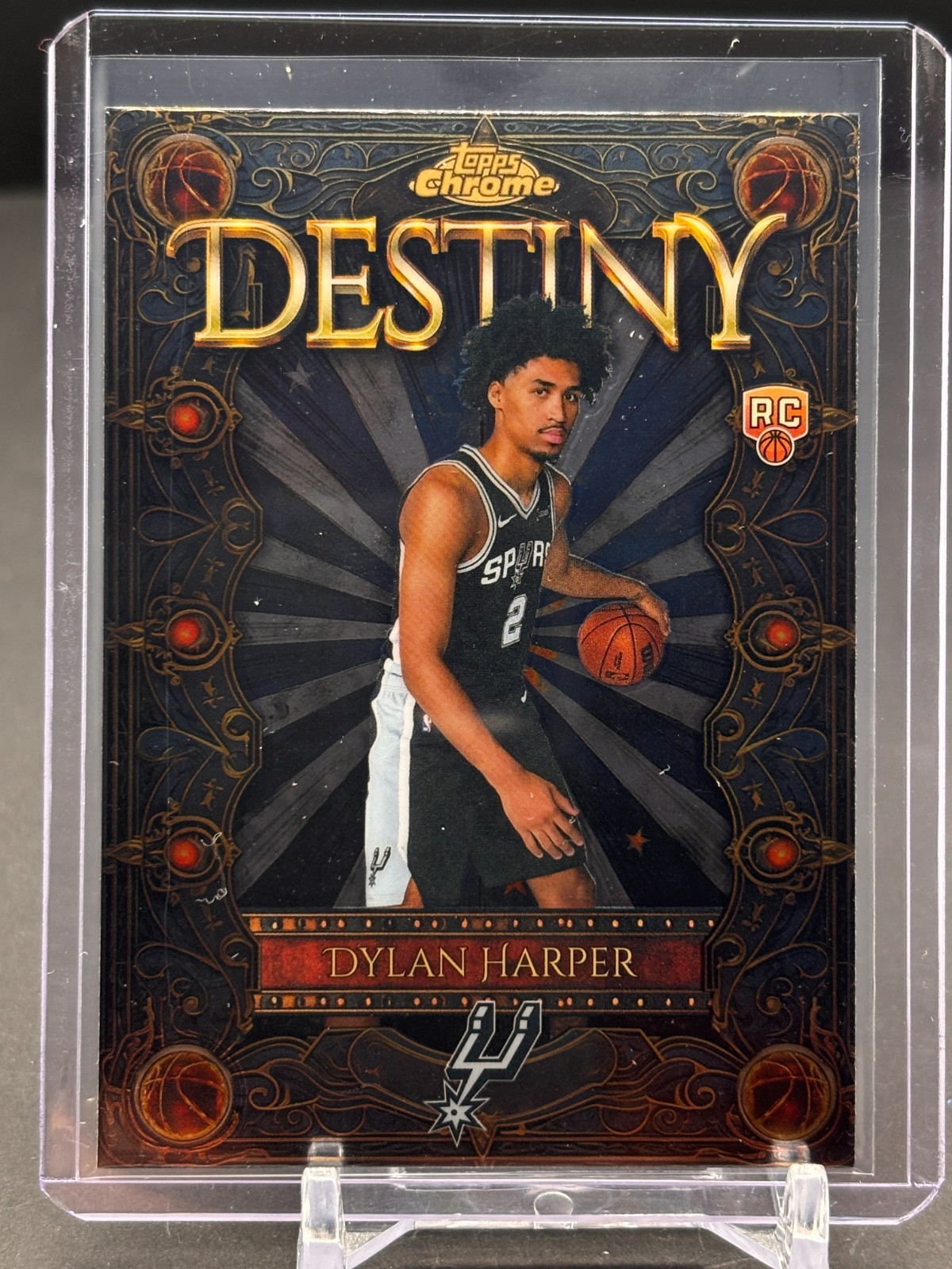 2025 Topps Chrome Basketball Dylan Harper Rookie RC Destiny Insert #D-2