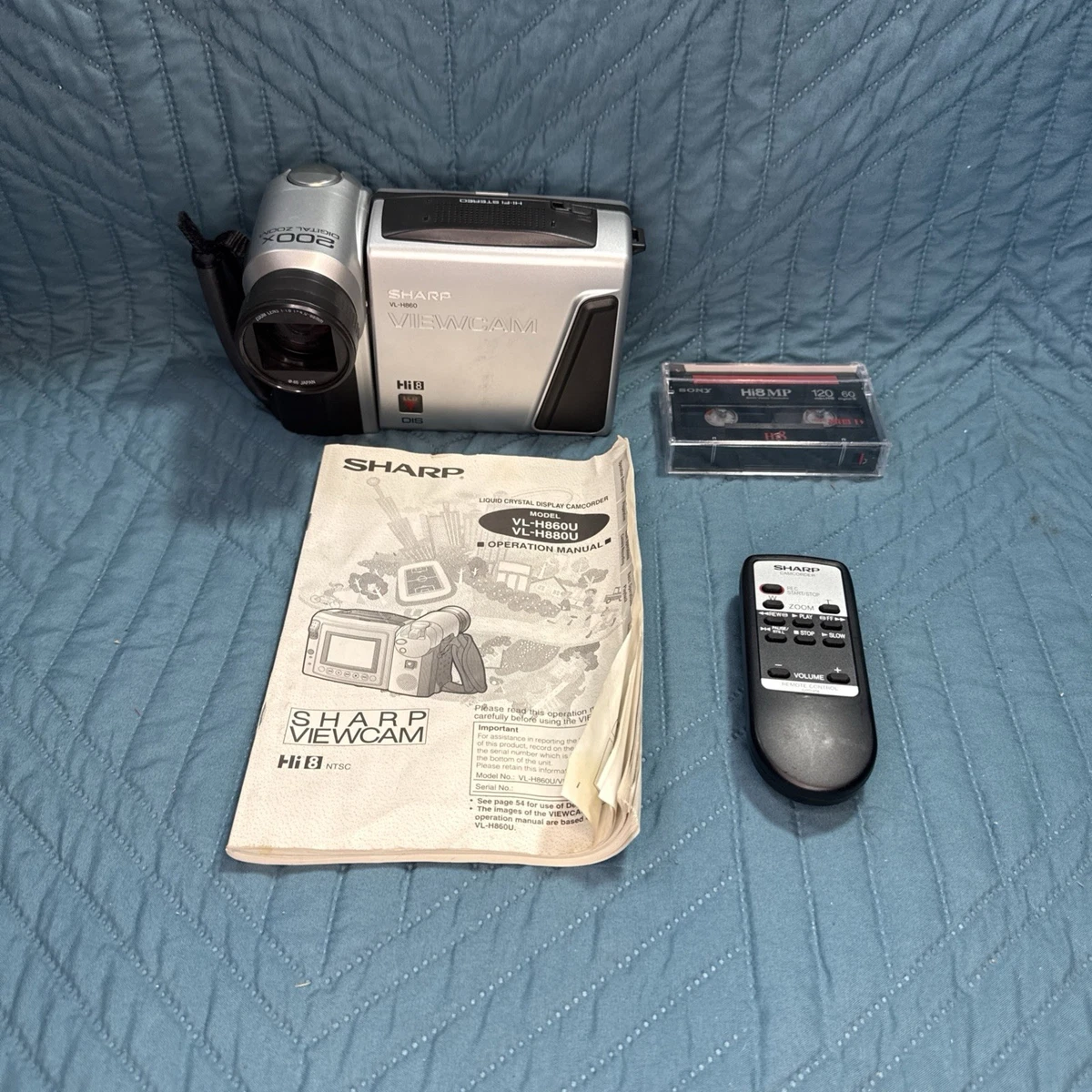Sharp Viewcam Removable Storage (Card/Disc/Tape) Hi8 Camcorders