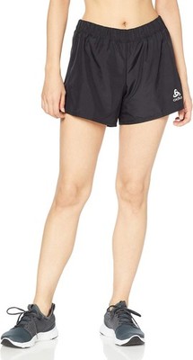 Odlo Women's Shorts Element Sport Short Trunks Running Shorts, Black, L