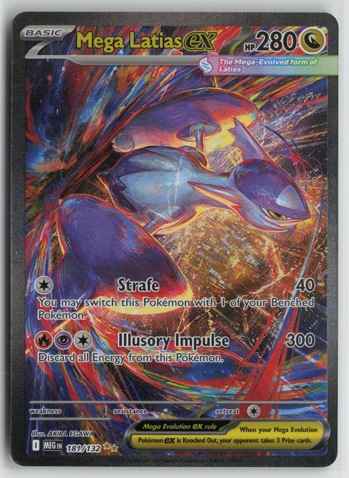 Mega Latias ex - Special Illustration Rare ME01: Mega Evolution 181/132 NM