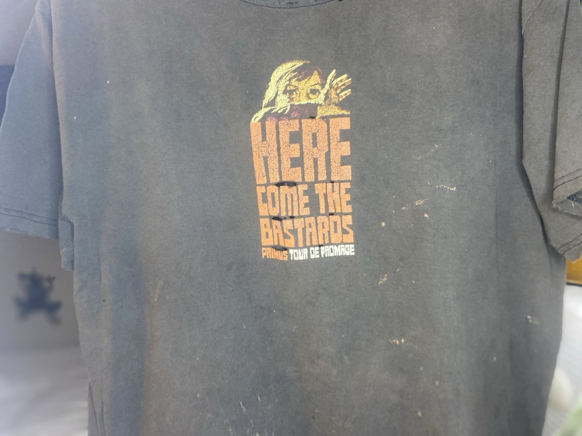 PRIMUS “Here Come The Bastards” Tour De Fromage Vintage LRG Short-Sleeved T-Shir View 6