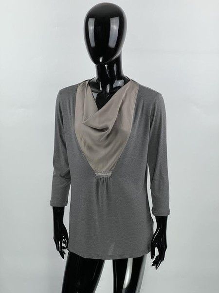 Women Fabiana Filippi Shirt Grey Cotton/Nylon 40 /