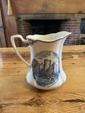 Johnson Brothers Bros OLD BRITAIN CASTLES Blue Water Milk Wine Jug Pitcher