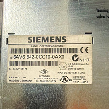 Siemens SIMATIC OP 270 OP270 KEY-10 CSTN 6AV6...