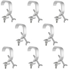 8 Pack Stage Light Clamp Hook Aluminum Alloy Truss C-Clamp Heavy Duty Stage L...