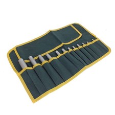 13pc Precision Hollow Punch Set 3mm-19mm Hole Cutter + Canvas Storage Roll