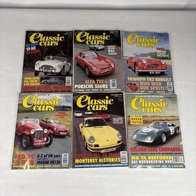 Classiccars Magazines Bundle  Jul - Dec 1993 X6