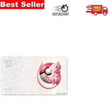 Pokémon 151 Pink Playmat for Kids - Educational Card Game Fun, 10x10cm