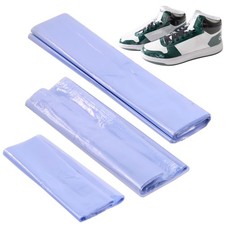 Tanstic 150Pcs Shoe Shrink Wrap Bags, Including 11x18 10x12 7x12 Heat Plastic
