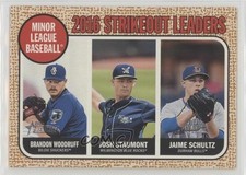 2017 Heritage Minor League Edition Leaders Jaime Schultz Brandon Woodruff 3d5