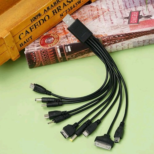 10 In 1 Micro USB Multi-Cable Charger Charging Cables For Mobile Phone - Picture 6 of 11