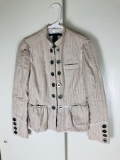 Marc Jacobs Exclusive Blazer On Sale Msrp $218 Womens Jacket Pink White Lace