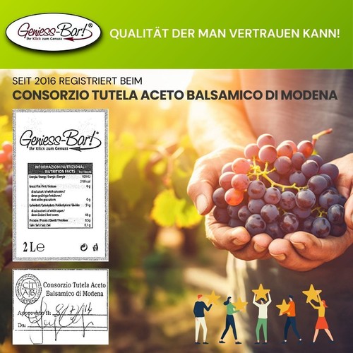 Balsamico Creme Himbeer 5L mit original Crema di Aceto Balsamico di Modena IGP. - Bild 7 von 8