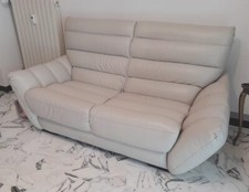 Divano 3 posti Chateau d'Ax in pelle 180CM