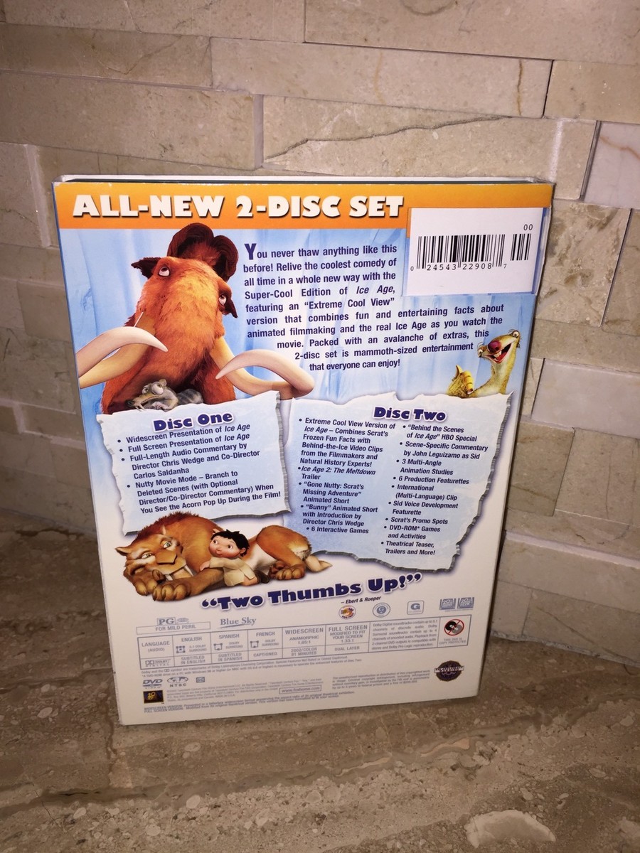 Ice Age (DVD, 2006, 2-Disc Set, Super Cool Edition Widescreen Full