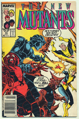 Marvel Comics, The NEW MUTANTS #53 #56 #69 #70 (VF/FN) 1987, 1988