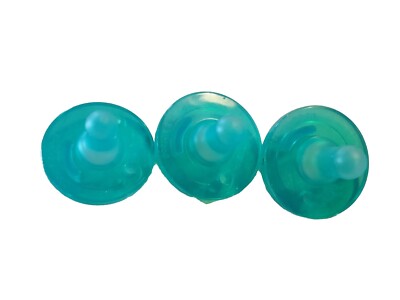 3 - Phillips AVENT Soothie Green Pacifiers 0-3 Months