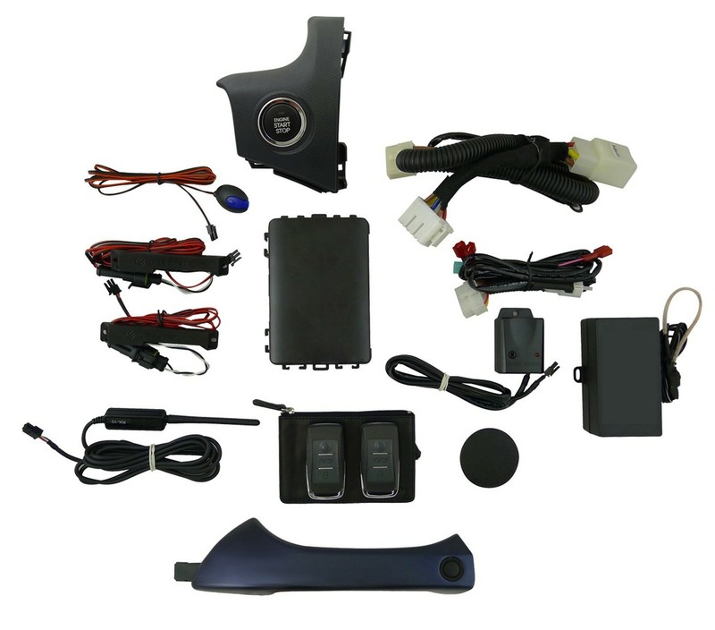 EasyGO AM-ACC-B536P Smart Key Remote Start and Alarm System with Royal Blue P...