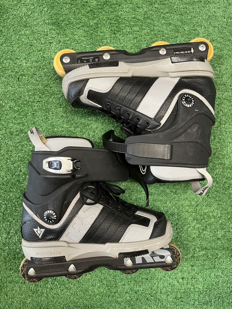 TRS DT4 Rollerblades Downtown Aggressive Inline Skates Size 8 Used 