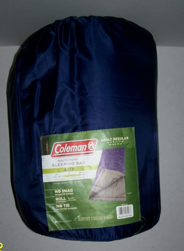 Coleman Sourth Fork 40-Degree Adult Sleeping Bag 75