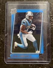 2021 Clearly Donruss Chuba Hubbard Rated Rookie #87 Rookie RC Panthers📈🔥