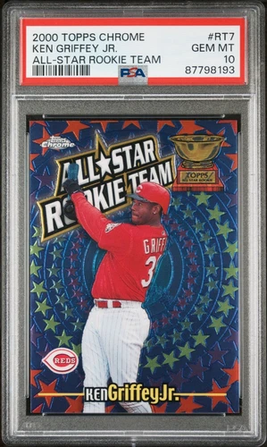 2000 Topps Chrome #RT7 Ken Griffey Jr. ALL-STAR ROOKIE TEAM Gem Mint PSA 10