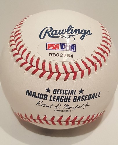 Austin Meadows Rookie Signed Rawlings Official MLB Baseball Insc - PSA/DNA COA - Picture 5 of 9