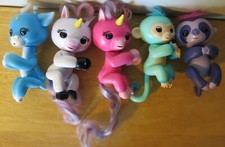 Fingerlings Wowwee Lot x 5 Giraffe Unicorn Monkey Sloth INTERACTIVE Working