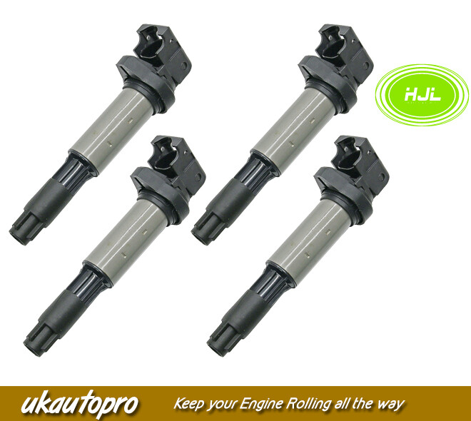 Ignition Coil 4 PCS For BMW 316 318 320 325 E46 E90 N42 N43 N46