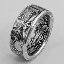 Morgan Dollar Rings Silver Clad
