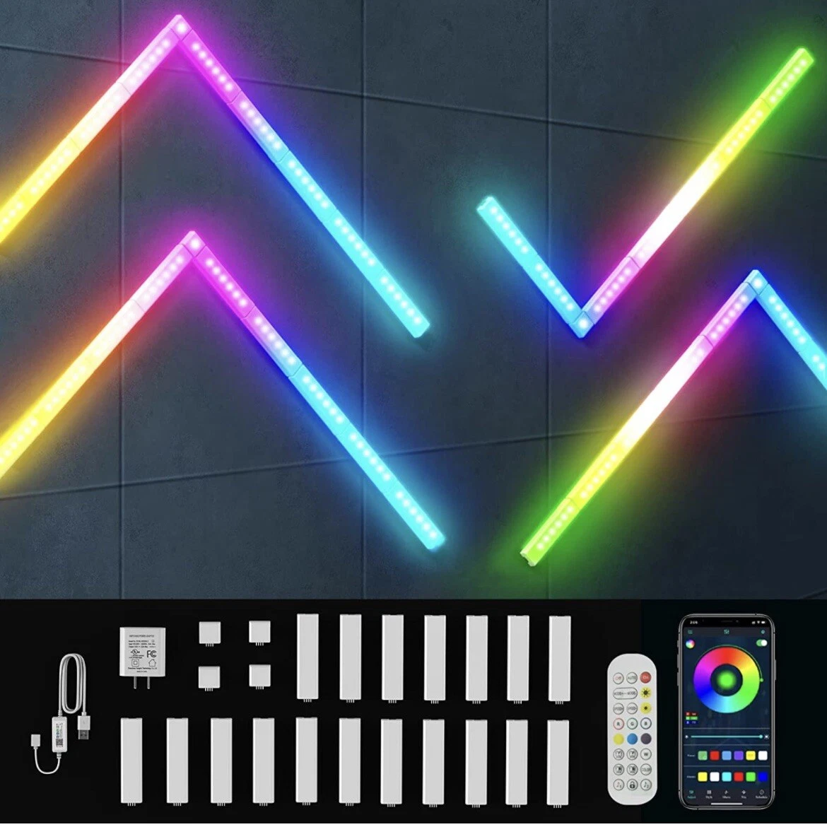 Wall 2024 rgb lights