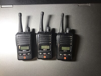 3 Used Sure-Response SR-2 Walkie-talkie Two-Way Radios