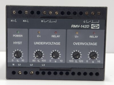DEIF RMV-142D VOLTAGE RELAY 100011176.10