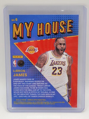 2021-22 Panini Donruss Optic - My House #6 LeBron James | eBay