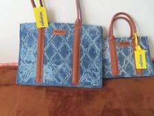 Wrangler By Montana West Tote Bag Top Handle Satchel Purse Boho  Bundle