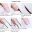 Nail-Art-Non-woven-Silk-Fiberglass-Gel-Tips-Extension-Fiber-Glass-Form miniatuur 7