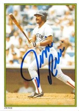 Jim Rice autographed Baseball Card (Boston Red Sox) 1986 Topps All Star #36