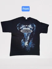 🔥 Team MuscleTech Skull Tee – Vintage Black XL | Retro Gym Rat Vibes | LIMITED