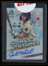 2021 Bowman Chrome #FMFA-GM Garrett Mitchell 40-Man Futures Autographs #/99