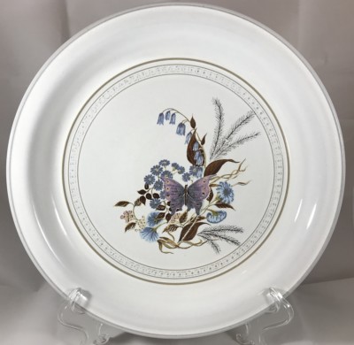 Denby Lorraine Dinner Plate (s) Butterfly Flowers Renaissance