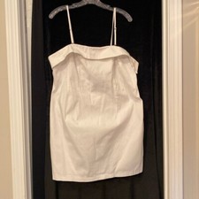 Wild Fable womans dress, size XXL, white, shoulder straps,