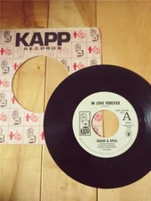 KAPP 45 RPM RECORD RADIO STATION COPY SUGAR & SPICE IN LOVE FOREVER K-973