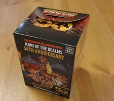 D&D 50th Anniversary Icons of the Realms Painted Miniatures Booster Box 4-figs