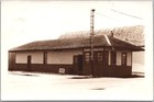 FARGO, ND RPPC Photo Postcard BONANZAVILLE - Railroad Depot View - 1961 Cancel